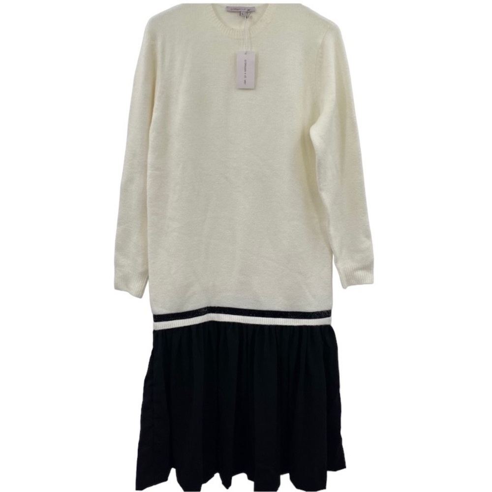 CRIMSON + CLOVER | Dress Moline Ivory Black NWT